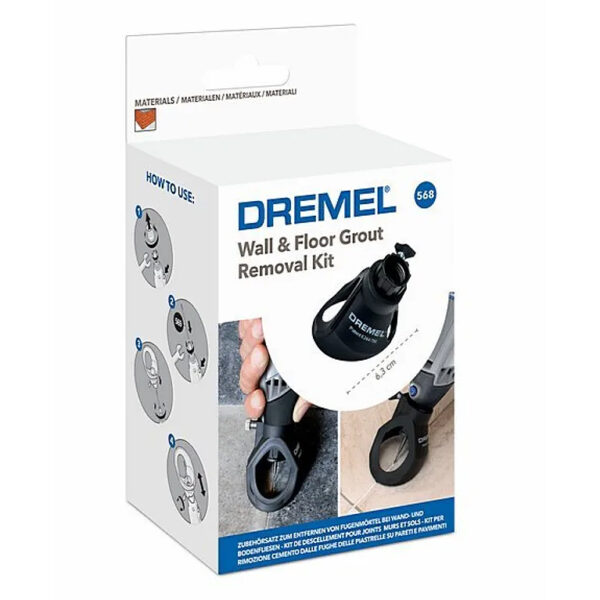 DREMEL 568 Σετ αφαίρεσης τσιμεντοκονίας τοίχου και δαπέδου